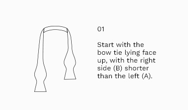 Bow Tie Step 1